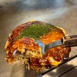 お好み焼き そば肉玉野菜ダブル(お好み焼 みつ )