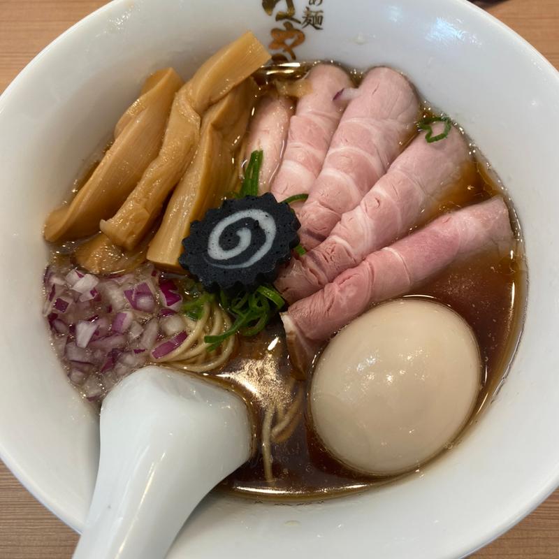 味玉のどぐろそば(らぁ麺 はやし田 横浜店)
