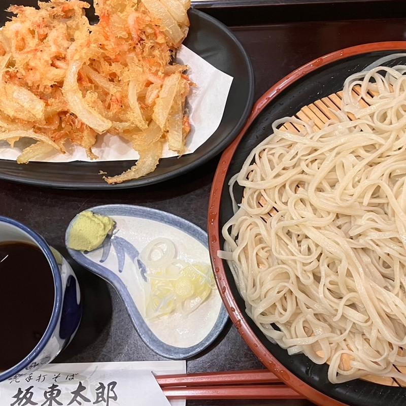 ランチセット　桜エビかき揚げ(坂東太郎)