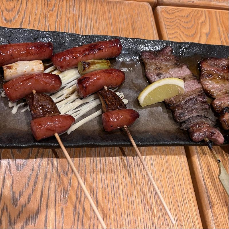 チョリソー・牛バラ(串ひろ )