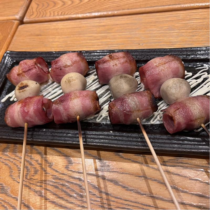 ベーコンうずら(串ひろ )