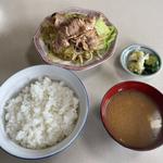 肉野菜炒め定食(中華料理 天狗 )