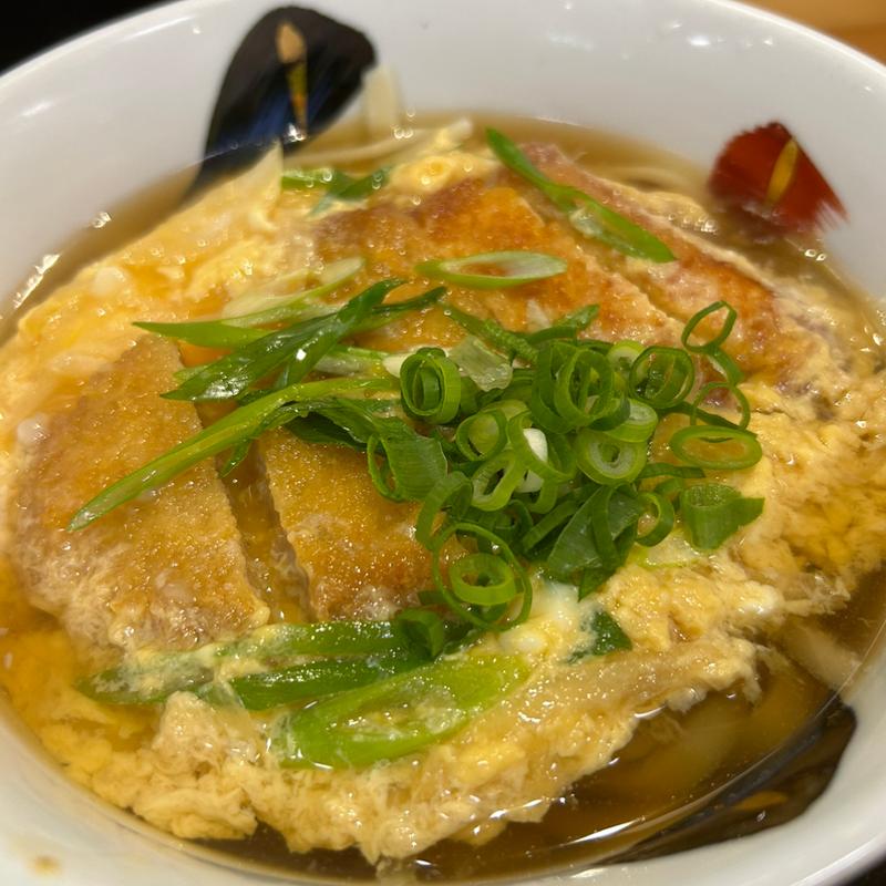 カツとじうどん(うどん山福)