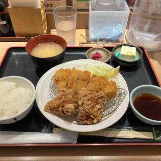 おろし鶏カツと唐揚げ定食(米米食堂 )