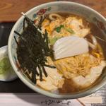 玉子とじうどん　大(更科大黒 )