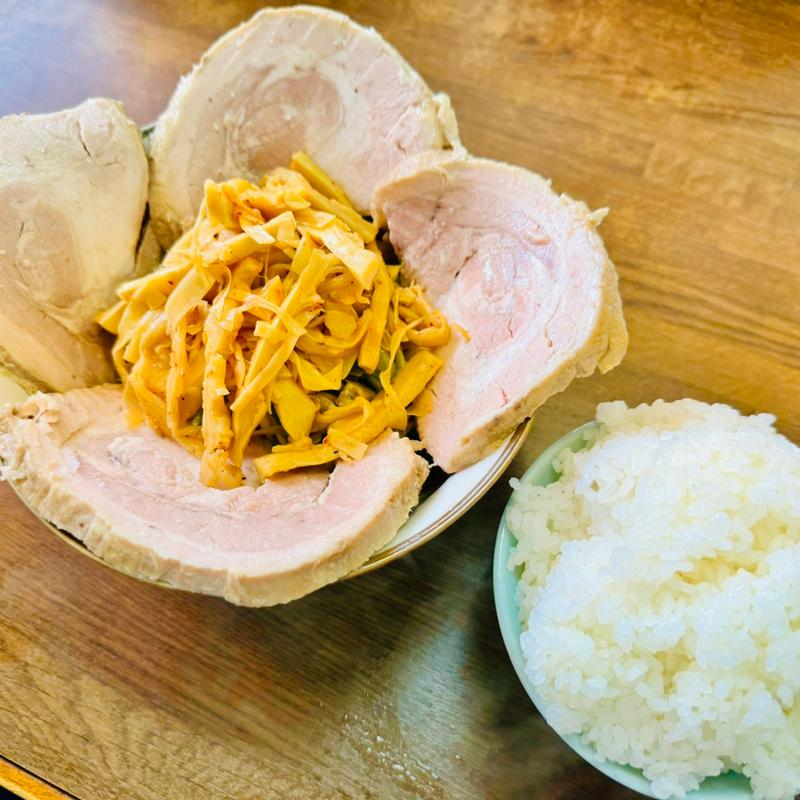 おつまみチャーシュー＋ライス＋メンマ(ラーメンショップ 羽生インター店)