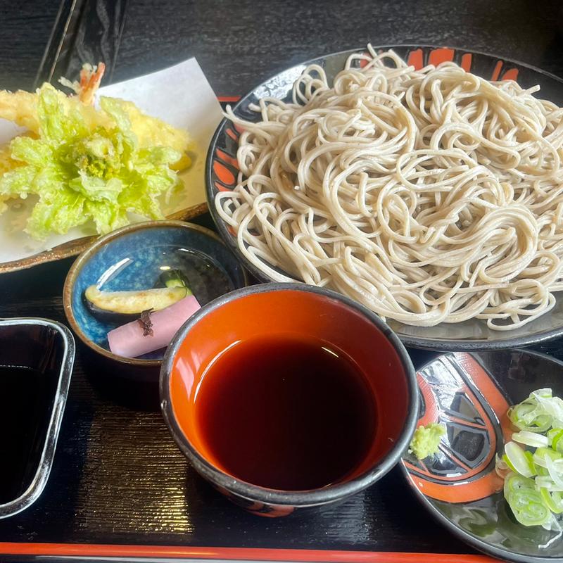 えび天皿そば(日暮し庵 （ひぐらしあん）)