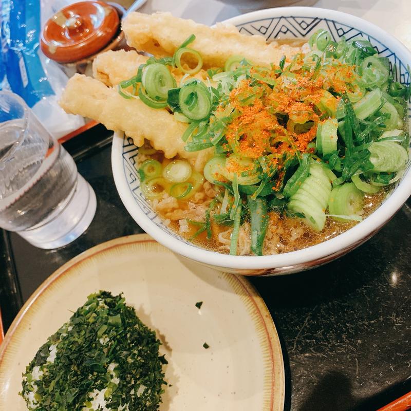 肉ごぼう天うどん(どんどん 土原店 )