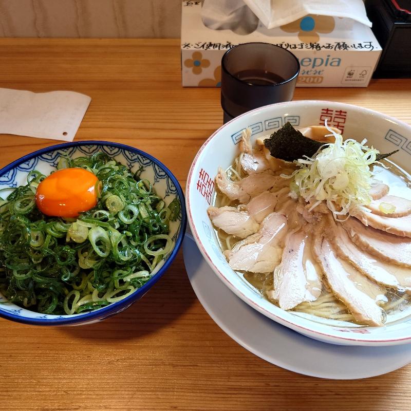 鶏チャーシュー麺(中華そば上々)