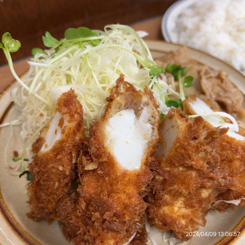 イカフライしょうが焼き(キッチン南海 神保町店)