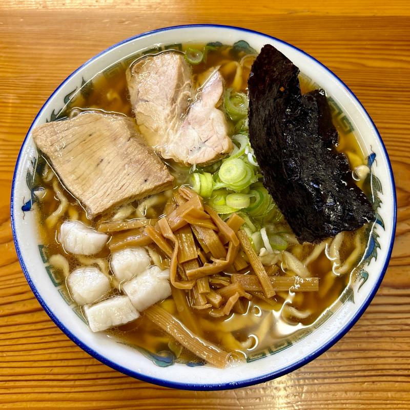中華そば小盛(ケンちゃんラーメン 象潟店)