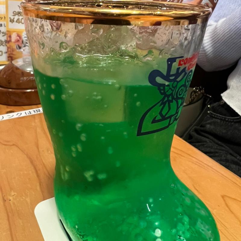 メロンソーダ(コメダ珈琲店 大分明野店)