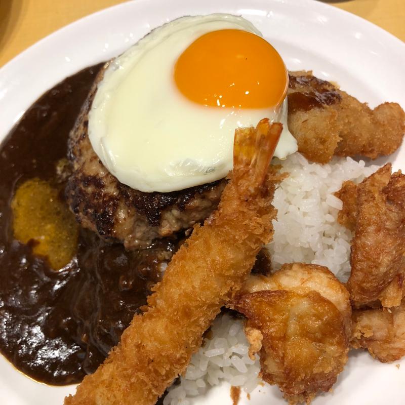 ガストブラックカレー本気盛り(ガスト 宇都宮岩曽店 )
