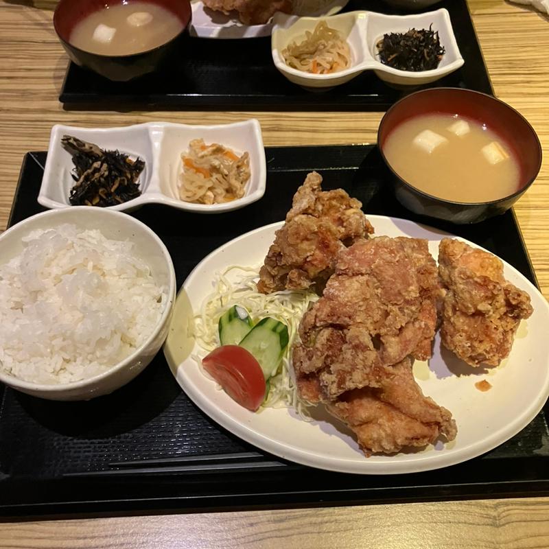 男の唐揚げ定食(うまいもんや 室町応援団 )