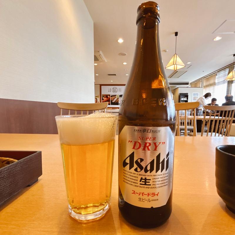 ビールアサヒスーパードライ中瓶(平田牧場 庄内空港店 )