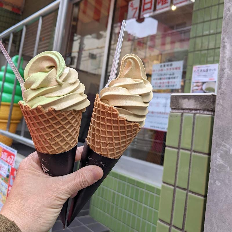 和紅茶ソフト(長峰製茶 東京田端店)