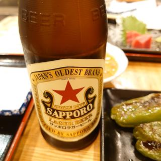 瓶ビール（赤星）(一笑一杯)