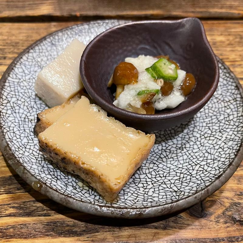 お通し(山芋の多い料理店 西葛西)