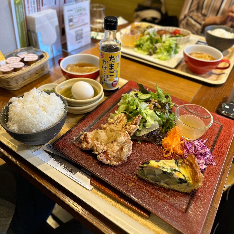 山賊焼き定食〜ハニーマスタードソース〜(上高地あずさ珈琲 藤井寺店)