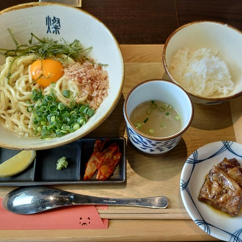 卵かけそば(燦伊良部島店)