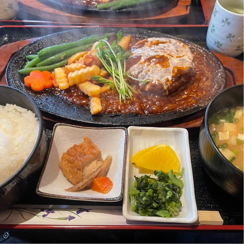 ハンバーグ定食(サンデー )