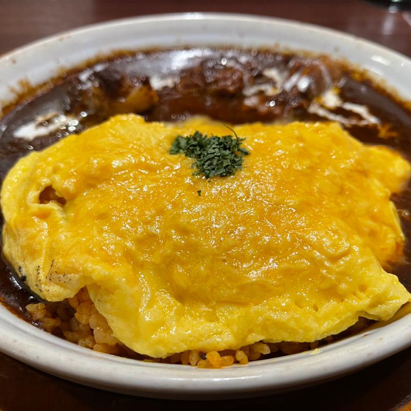 ビーフシチューオムライスドリア(星乃珈琲店 キャナルシティ博多店)