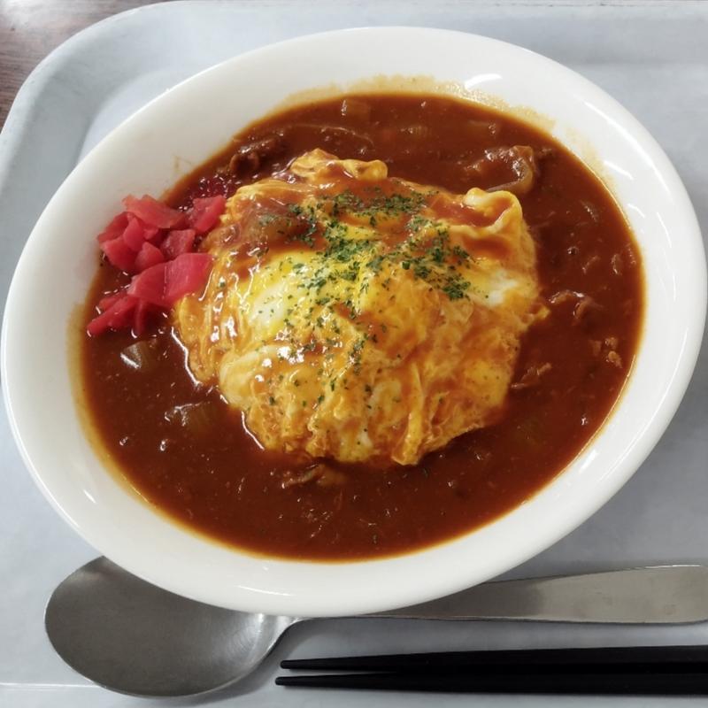 コク旨トマトのオムハヤシライス(葛飾区役所　食堂 )