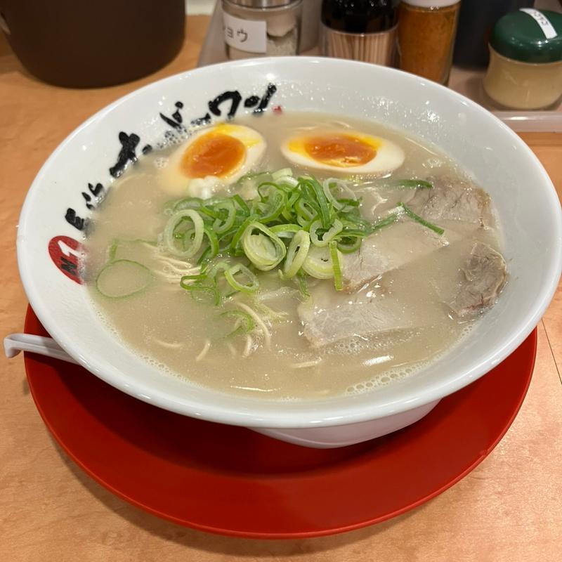 煮たまごラーメン(長浜ナンバーワン 博多デイトス店)