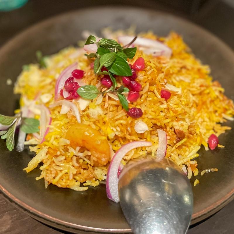 プラウンビリヤニ(ニルヴァーナ ニューヨーク 東京ミッドタウン （NIRVANA New York）)