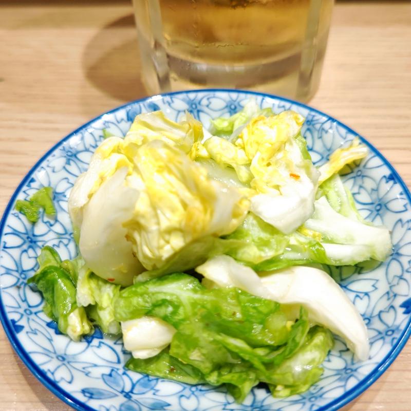 春キャベツ浅漬け(貝 刺身専門店 しらはら 関内)