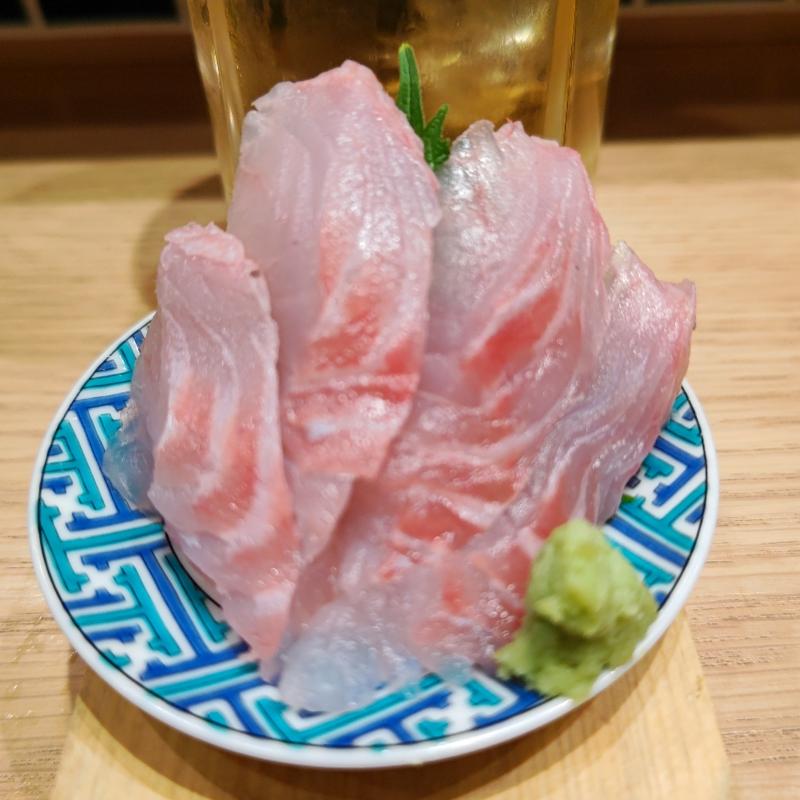 活〆めじな(貝 刺身専門店 しらはら 関内)