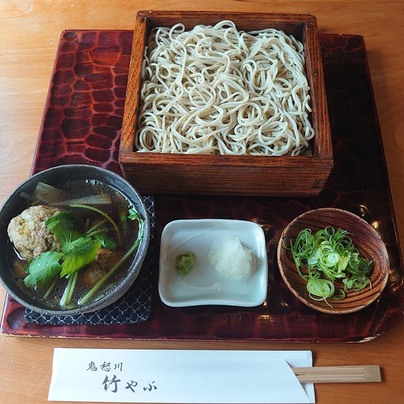 鴨つくねそば(鬼怒川 竹やぶ)