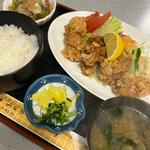 唐揚げ定食(和・洋食 レストラン久水)