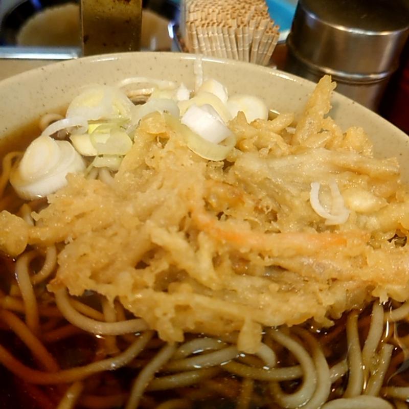 ごぼう天そば(六文そば 金杉橋店)