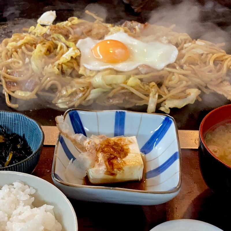 焼そば定食(お好み焼陽氣)