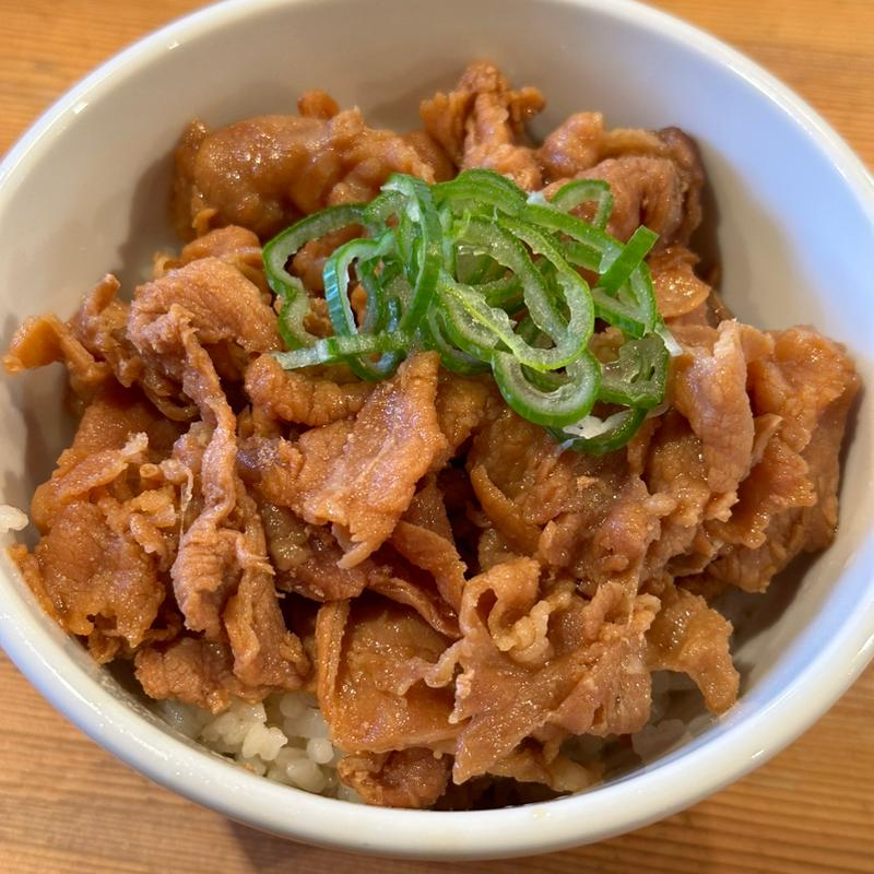 肉カス丼(麺の極はなみち )