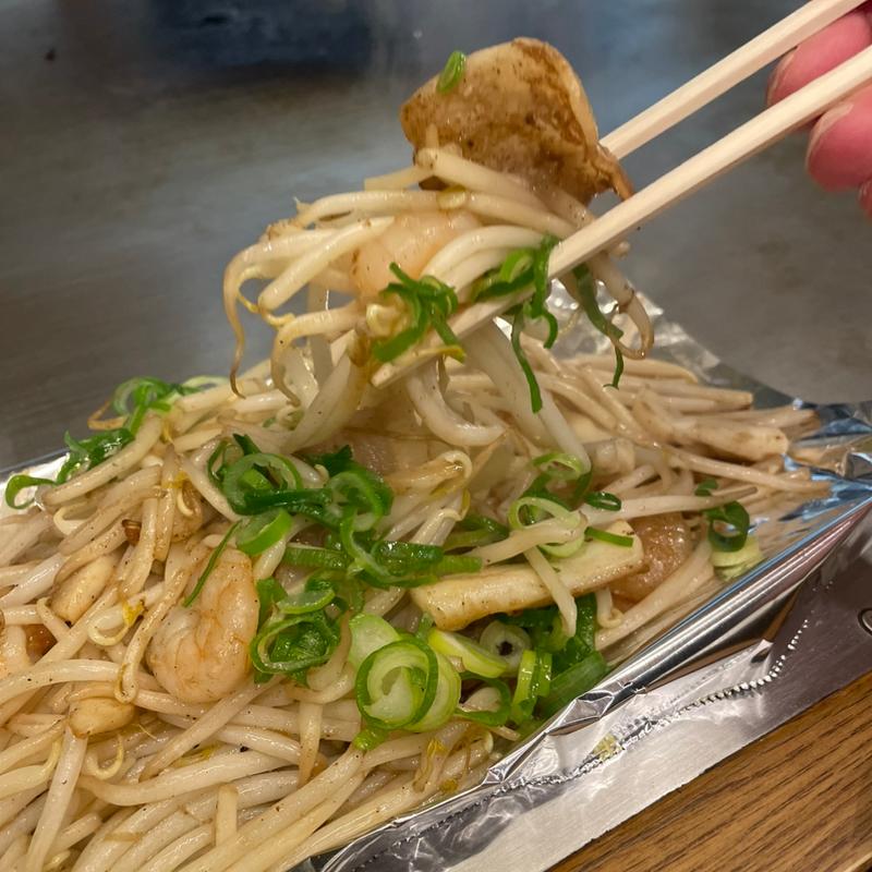 海鮮もやし炒め(お好み焼 みつ )