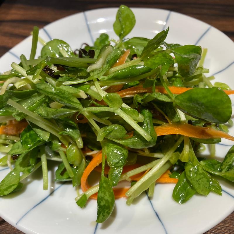 豆苗サラダ(真 （しん）)
