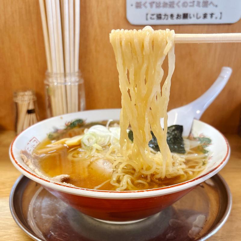 小盛りワンタンメン(酒田ラーメン照月)