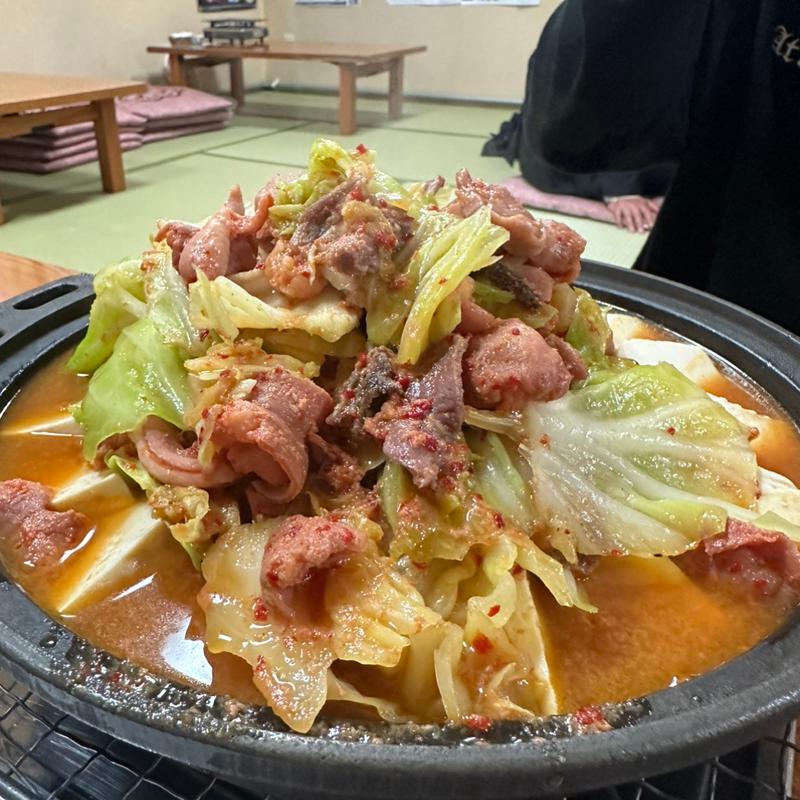 鹿角ホルモン鍋(秋田美人 )