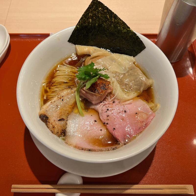 特製蔵出し醤油そば(麦と麺助 新梅田中津店)