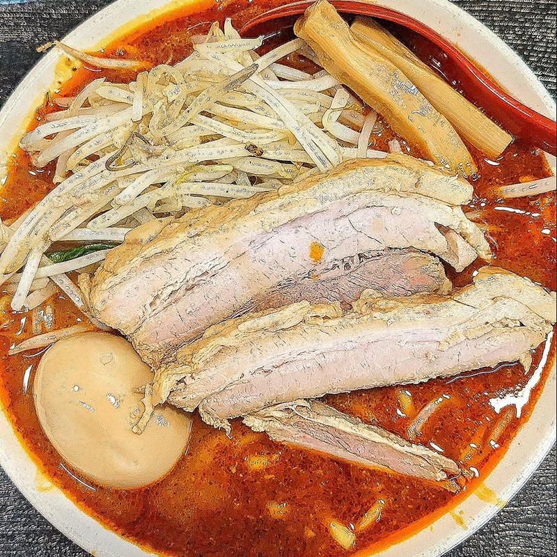 番長ラーメン 味玉 チャーシュー1枚(味噌麺処 花道 （みそめんどころ はなみち）)