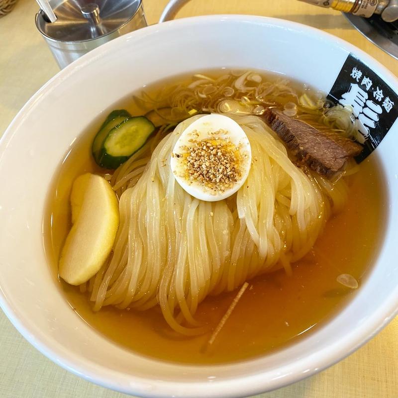 冷麺ランチ（冷麺+小クッパ）(焼肉・冷麺 髭)