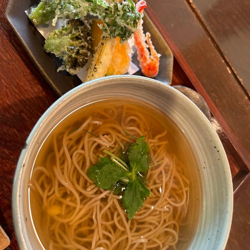 野菜天ぷらそば(そば処 風庵 )