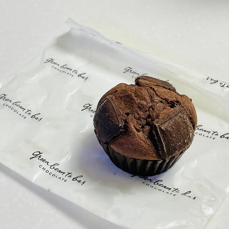 ロックチョコレートマフィン(グリーンビーントゥバーチョコレート 中目黒本店)