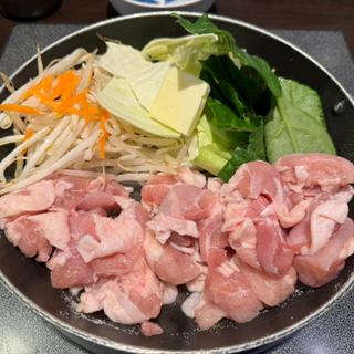 鶏モモステーキ定食(肉屋の正直な食堂 新宿御苑店 )