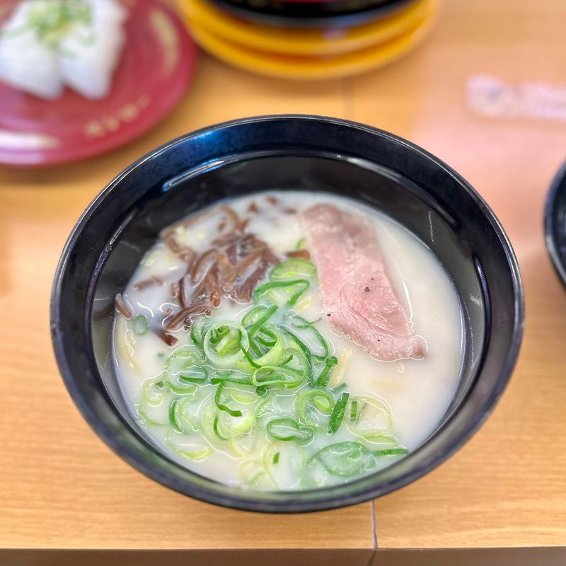 豚骨鯛だしラーメン(スシロー 羽曳野店)