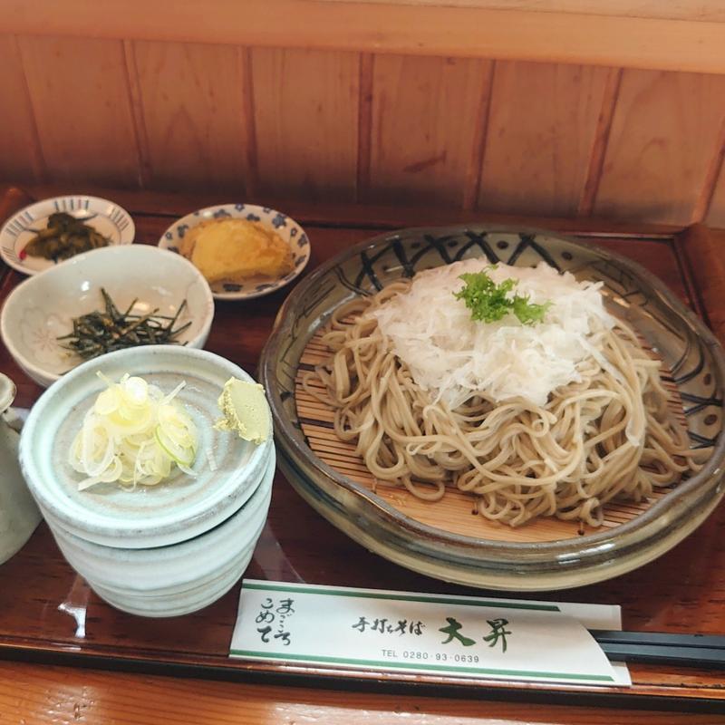 大根そば＋そば大盛り(手打ちそば 大昇 )