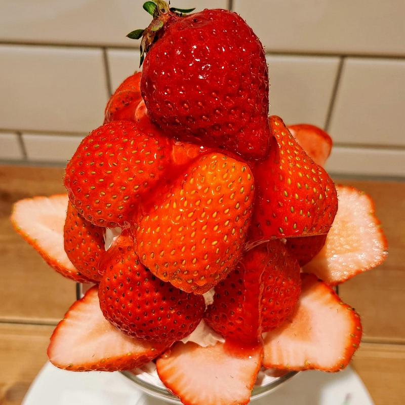 いちごパフェ(果樹園リーベル)