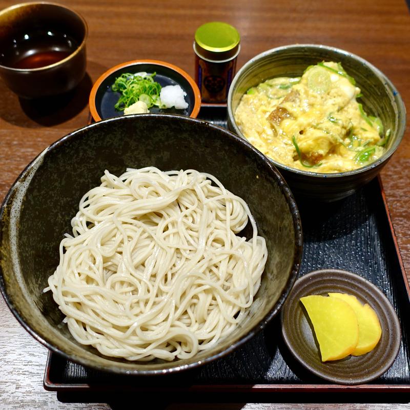 半かつ丼セット（ぶっかけそば+半かつ丼）(和そば食堂 入福)